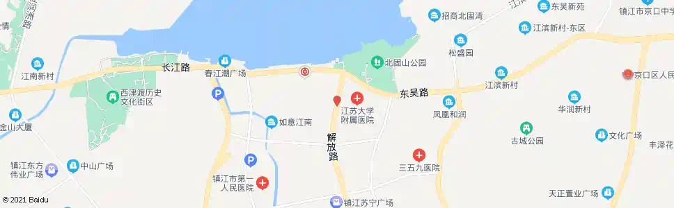 镇江江滨医院_公交站地图_镇江公交_妙搜公交查询2024