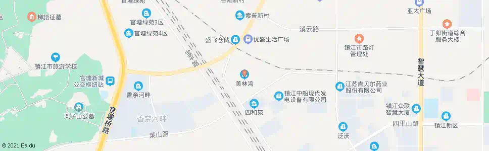 镇江美林湾(谷阳路)_公交站地图_镇江公交_妙搜公交查询2024