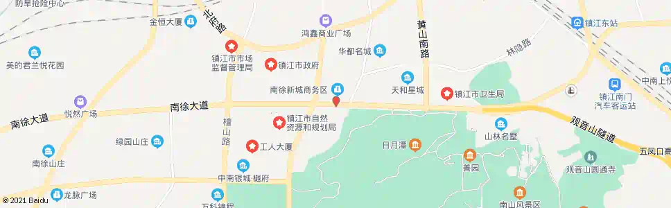 镇江江科大南校区_公交站地图_镇江公交_妙搜公交查询2024