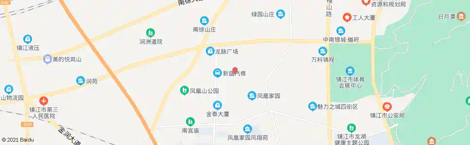 镇江凤凰家园北站_公交站地图_镇江公交_妙搜公交查询2024