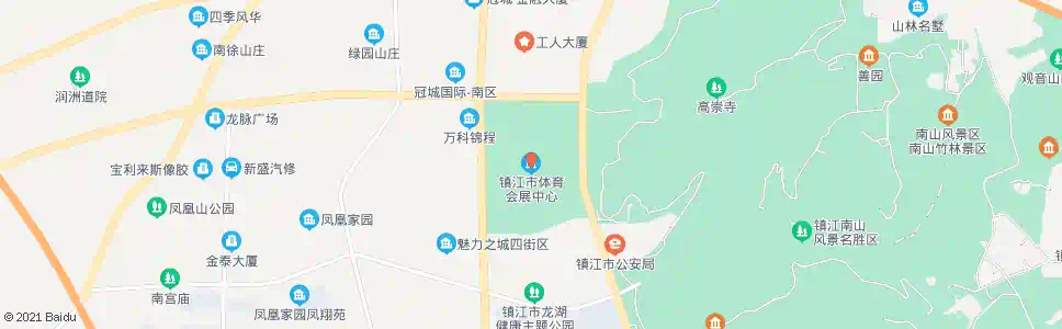 镇江体育会展中心公交站_公交站地图_镇江公交_妙搜公交查询2024