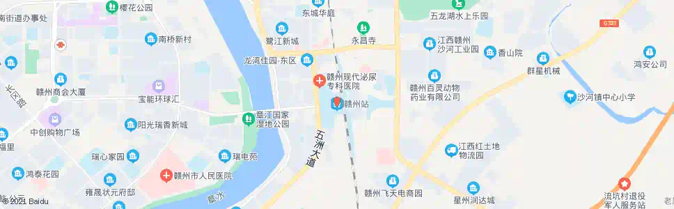 赣州东园_公交站地图_赣州公交_妙搜公交查询2024