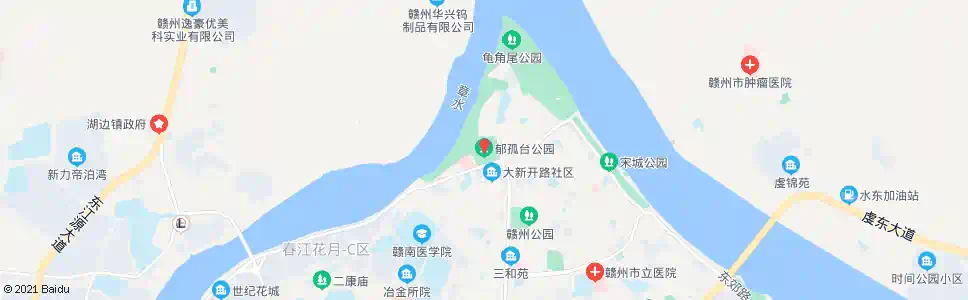 赣州郁孤台_公交站地图_赣州公交_妙搜公交查询2024