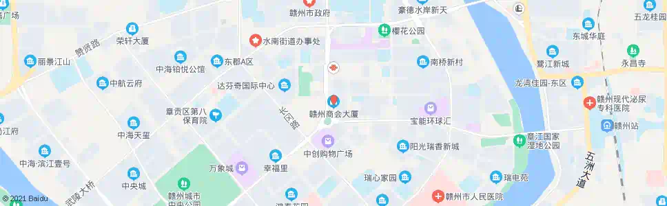 赣州商会大厦_公交站地图_赣州公交_妙搜公交查询2024