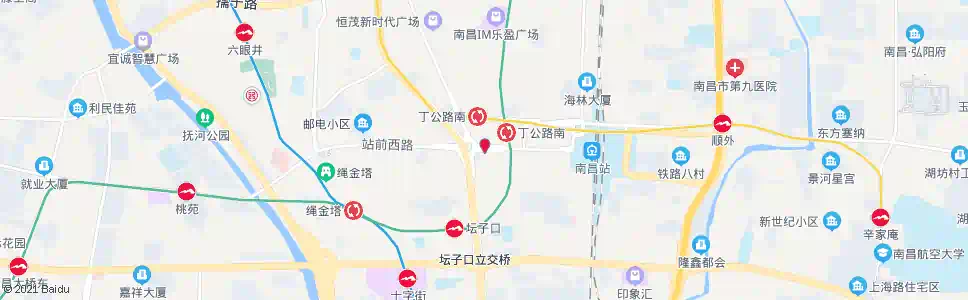 南昌站前路东口_公交站地图_南昌公交_妙搜公交查询2024