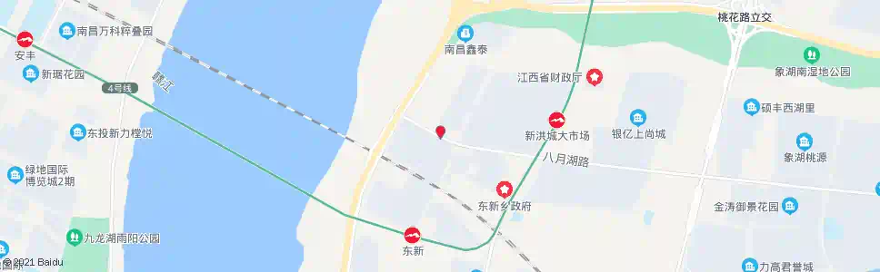 南昌八月湖路西口_公交站地图_南昌公交_妙搜公交查询2024