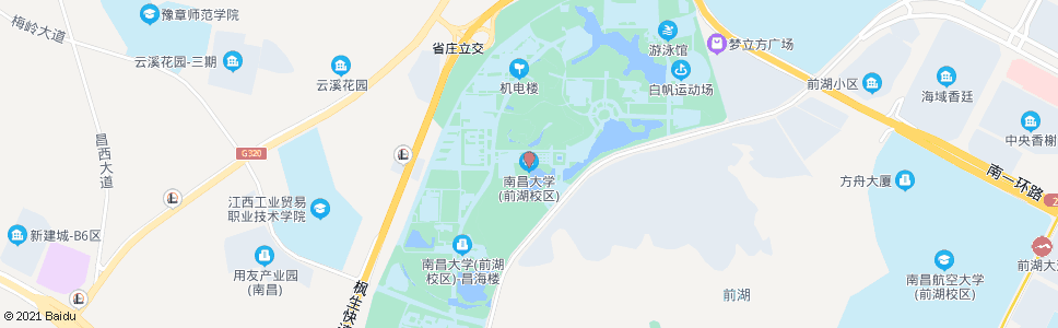 南昌前湖校区_公交站地图_南昌公交_妙搜公交查询2024