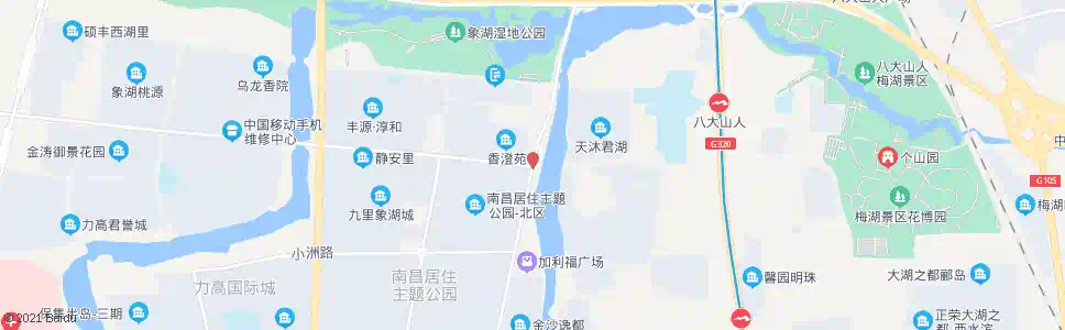 南昌八月湖路口_公交站地图_南昌公交_妙搜公交查询2024