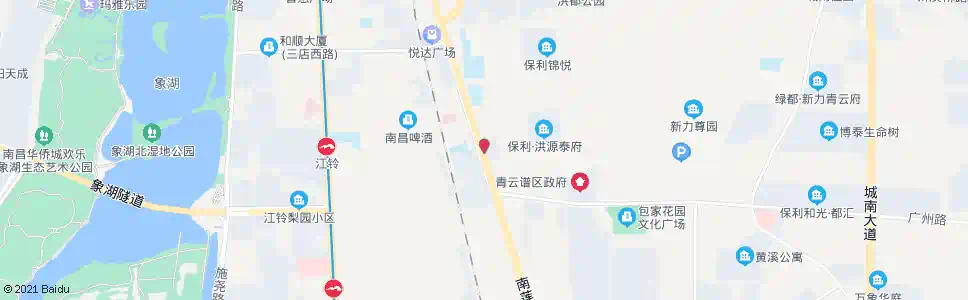 南昌包家花园_公交站地图_南昌公交_妙搜公交查询2024