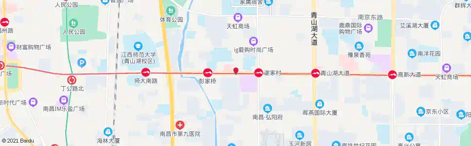 南昌江大南路南口_公交站地图_南昌公交_妙搜公交查询2024