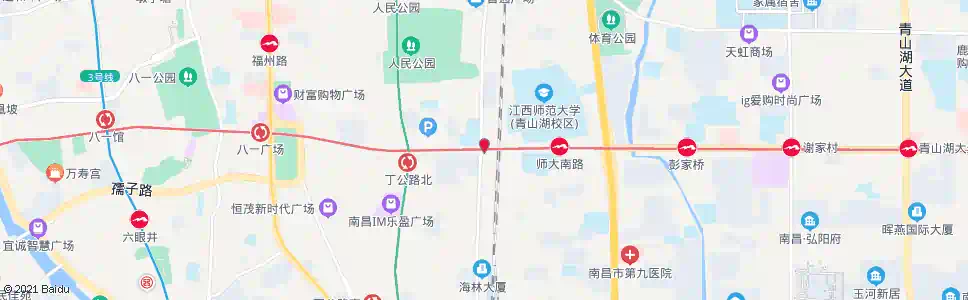 南昌北京西路口_公交站地图_南昌公交_妙搜公交查询2024