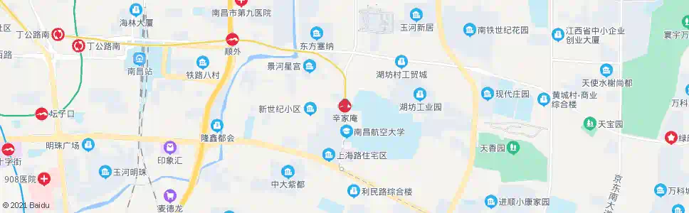 南昌辛家庵_公交站地图_南昌公交_妙搜公交查询2024