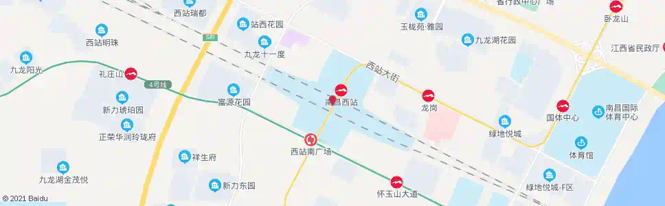 南昌后墙路口_公交站地图_南昌公交_妙搜公交查询2024