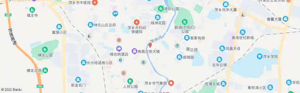 萍乡交警一中队_公交站地图_萍乡公交_妙搜公交查询2024