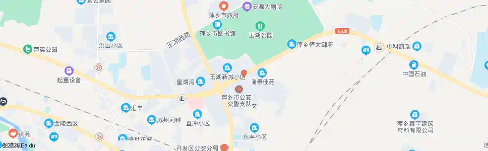 萍乡市交警支队_公交站地图_萍乡公交_妙搜公交查询2024