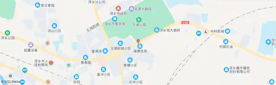 萍乡玉湖_公交站地图_萍乡公交_妙搜公交查询2024