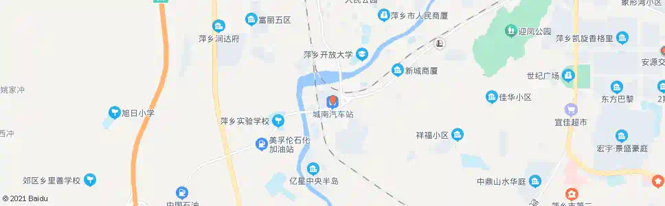 萍乡城南站_公交站地图_萍乡公交_妙搜公交查询2024