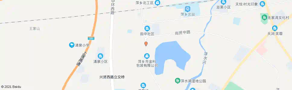 萍乡田中_公交站地图_萍乡公交_妙搜公交查询2024