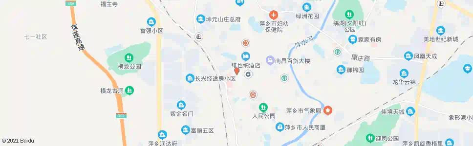 萍乡八一村_公交站地图_萍乡公交_妙搜公交查询2024