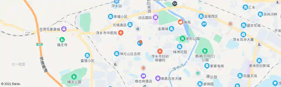 萍乡汇蓝国际_公交站地图_萍乡公交_妙搜公交查询2024