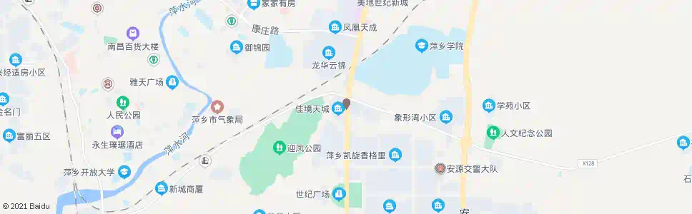 萍乡佳境天城_公交站地图_萍乡公交_妙搜公交查询2024