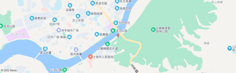 上饶森林公园_公交站地图_上饶公交_妙搜公交查询2024