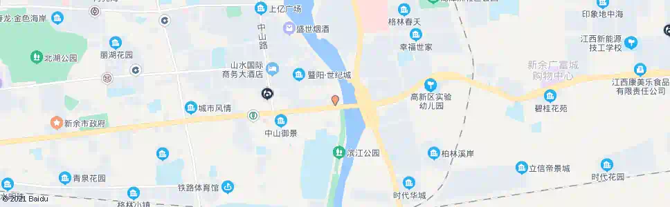 新余第四医院东_公交站地图_新余公交_妙搜公交查询2024