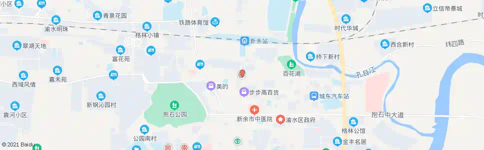 新余市工商银行_公交站地图_新余公交_妙搜公交查询2024