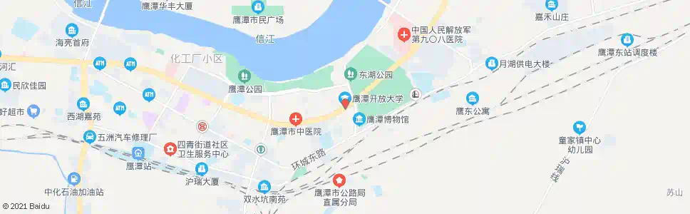 鹰潭东湖路口_公交站地图_鹰潭公交_妙搜公交查询2024