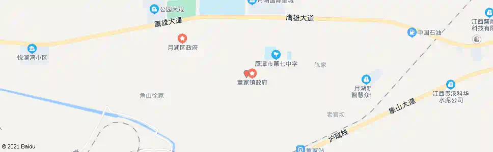 鹰潭童家镇政府_公交站地图_鹰潭公交_妙搜公交查询2024