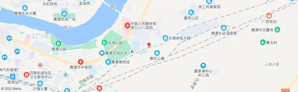 鹰潭东三村_公交站地图_鹰潭公交_妙搜公交查询2024