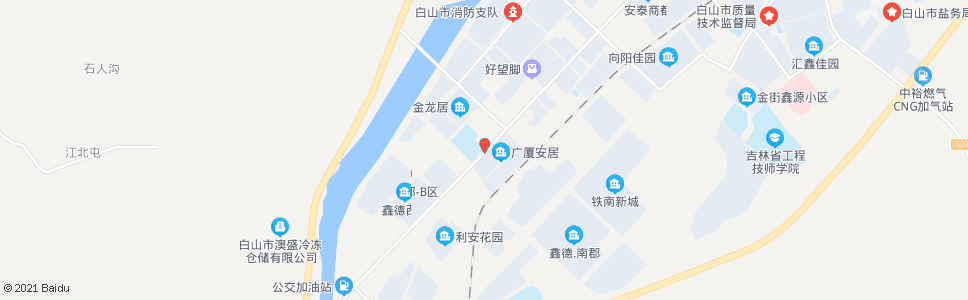 白山十六中_公交站地图_白山公交_妙搜公交查询2024