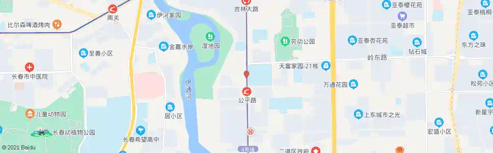 长春临河街_公交站地图_长春公交_妙搜公交查询2024