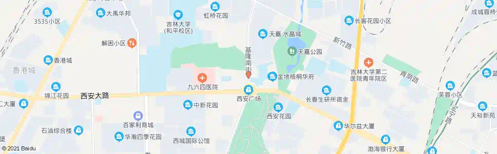 长春西安广场(北口)_公交站地图_长春公交_妙搜公交查询2024