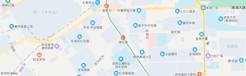 长春湖光路_公交站地图_长春公交_妙搜公交查询2024