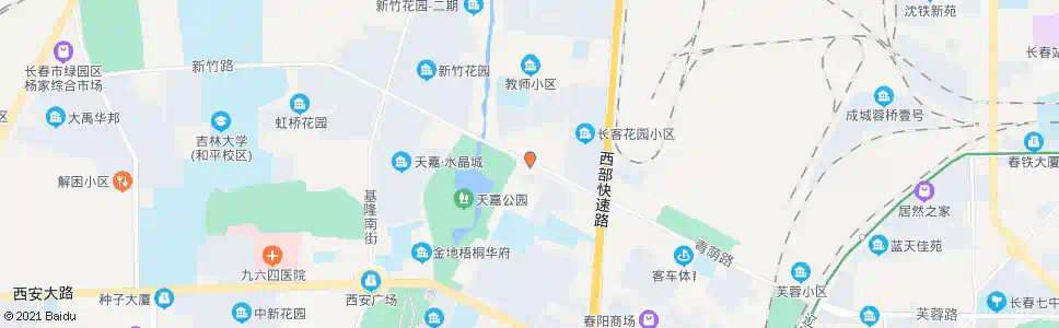 长春教师楼_公交站地图_长春公交_妙搜公交查询2024