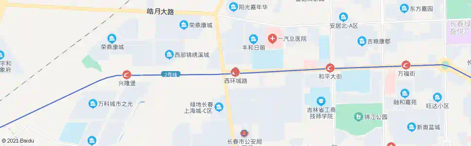 长春西环城路_公交站地图_长春公交_妙搜公交查询2024