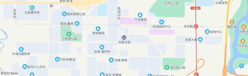 长春吉星花园_公交站地图_长春公交_妙搜公交查询2024