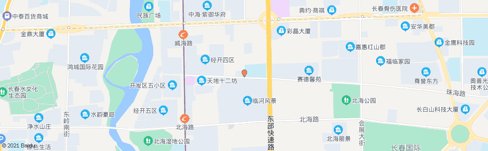 长春珠海路_公交站地图_长春公交_妙搜公交查询2024