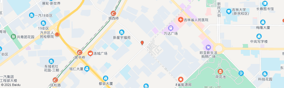 长春湖西路_公交站地图_长春公交_妙搜公交查询2024
