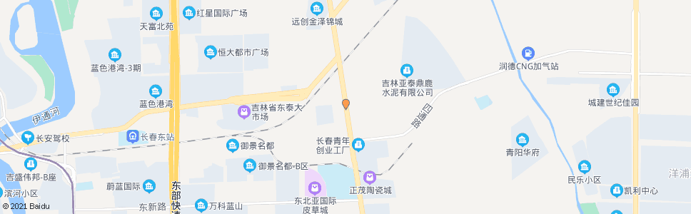 长春江山石材市场_公交站地图_长春公交_妙搜公交查询2024