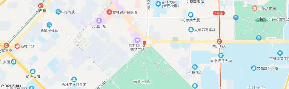 长春新民广场东口_公交站地图_长春公交_妙搜公交查询2024