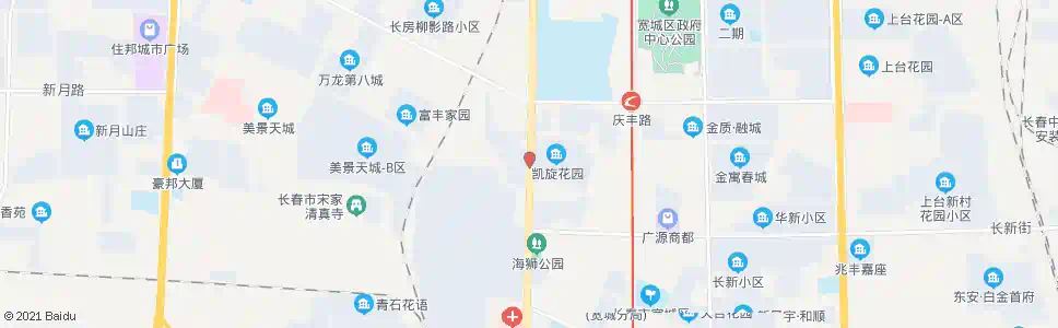 长春凯旋花园_公交站地图_长春公交_妙搜公交查询2024