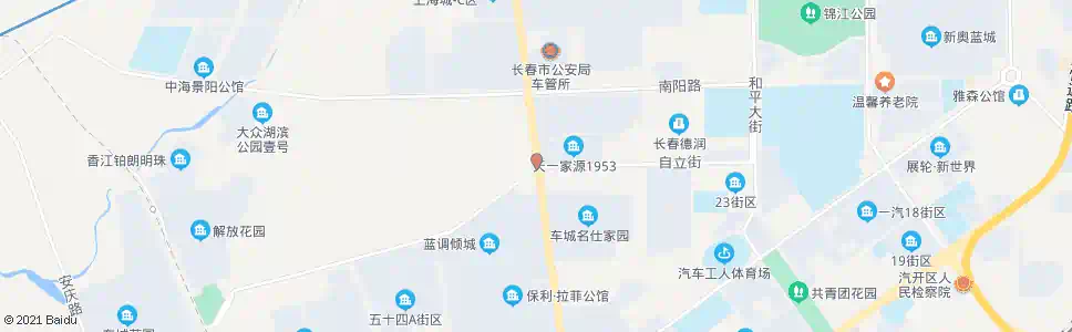 长春自立街(西环城路)_公交站地图_长春公交_妙搜公交查询2024