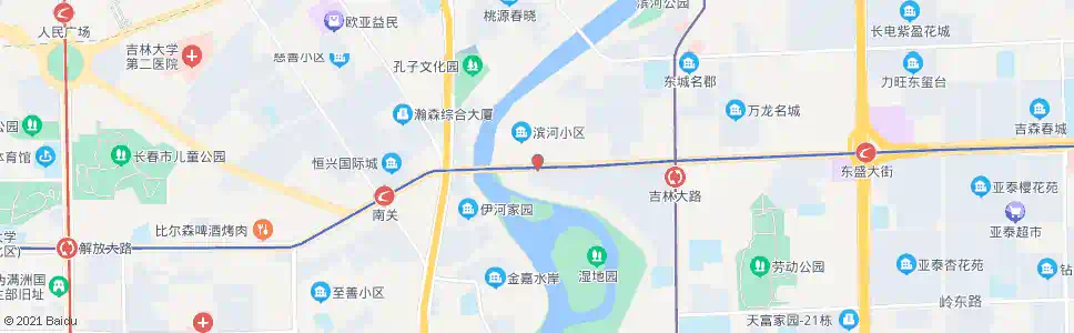 长春长春大桥_公交站地图_长春公交_妙搜公交查询2024