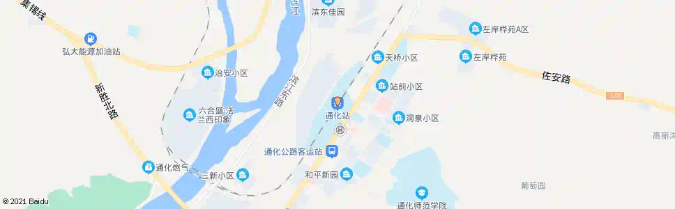 通化江南_公交站地图_通化公交_妙搜公交查询2024