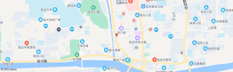 延边西市场_公交站地图_延边公交_妙搜公交查询2024