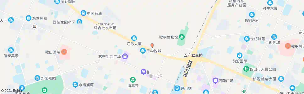 鞍山南门_公交站地图_鞍山公交_妙搜公交查询2024