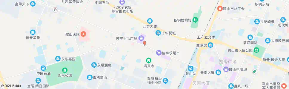 鞍山联营公司_公交站地图_鞍山公交_妙搜公交查询2024