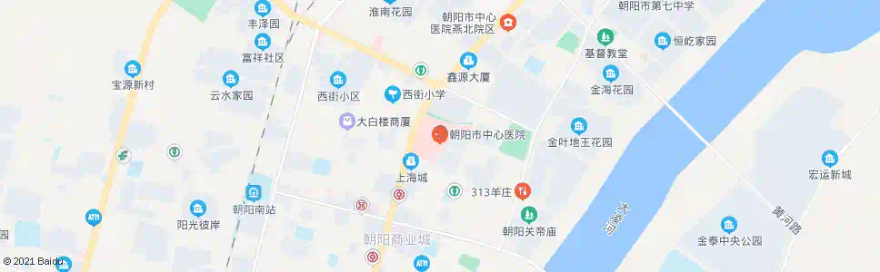 朝阳中心医院_公交站地图_朝阳公交_妙搜公交查询2024